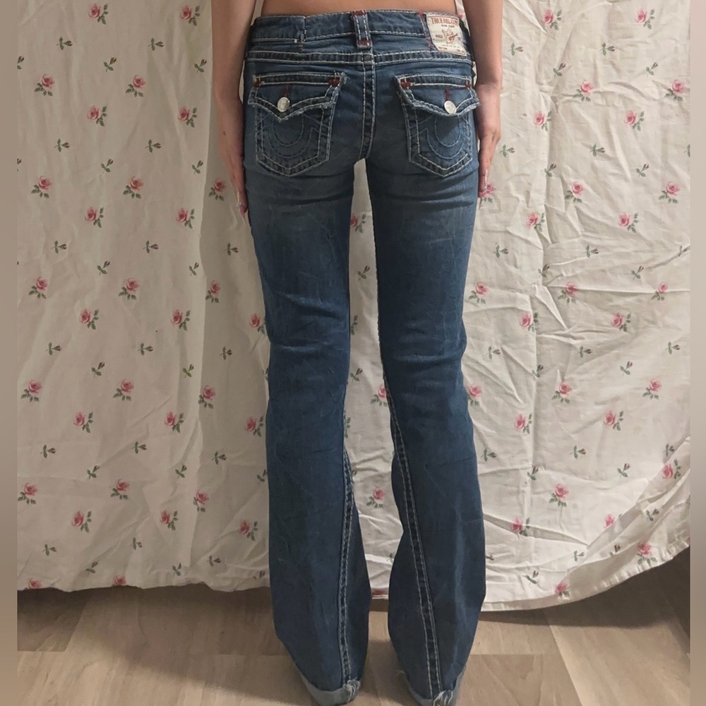 True Religion Women’s low - rise flare jeans